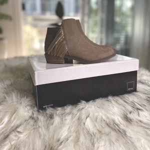 Dolce Vita Leather Fringe Boot